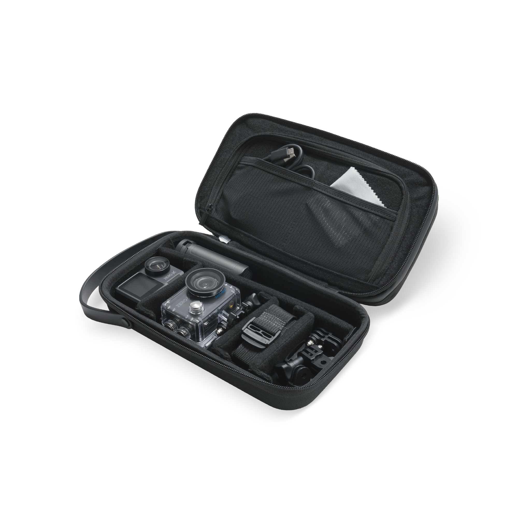 ZERO-X EXPAND GEAR BAG ACTION CAMERA EXPANDABLE HARDSHELL STORAGE BAG