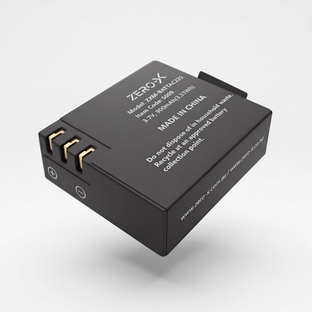Zero-X ZXM-AC220 Action Camera Battery