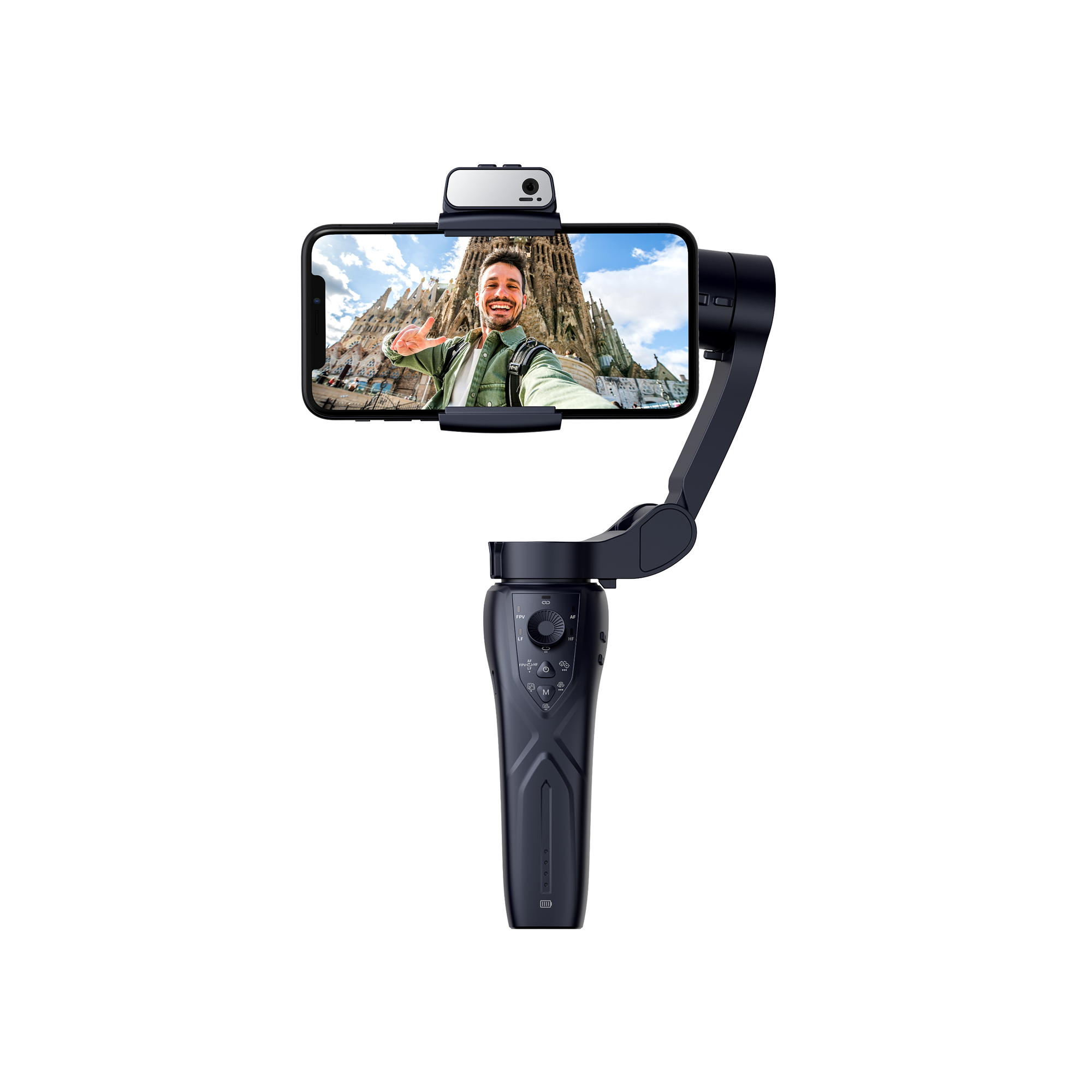 Zero-X 3-Axis Gimbal with AI and Fill Light